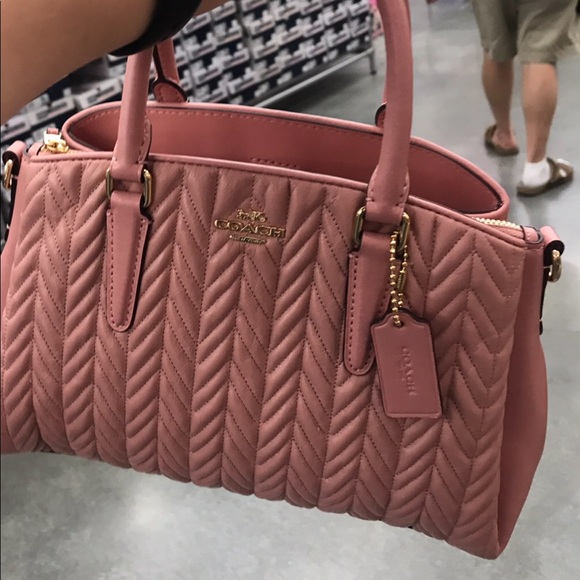 NWT Coach Limited Ed Sage Carryall Leather Purse - Picture 1 of 6